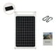 thumbnail image 2 of 10W panel solar portátil ligero mini tipo C/USB cargador solar placa de energía5V, 2 of 11