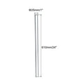 thumbnail image 2 of Uxcell Acrylic Round Rod,25mm Diameter 24inch Length,Clear,Solid Plastic PMMA Bar Stick  for DIY Crafts 2pcs, 2 of 5