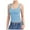 Light Blue, variant on Womens Camisole Tank Tops Relaxed Fit Women's Square Neck Tank Top Sleeveless Double Lined Basic Tee Tops Workout Camisole Tops for Women Undershirts Pink Size Xxl