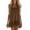 Brown, variant on Horkkom Mini Dresses for Women Solid Color Camisole Summer Dresses Beach Travel Vacation Sundresses, S-2XL