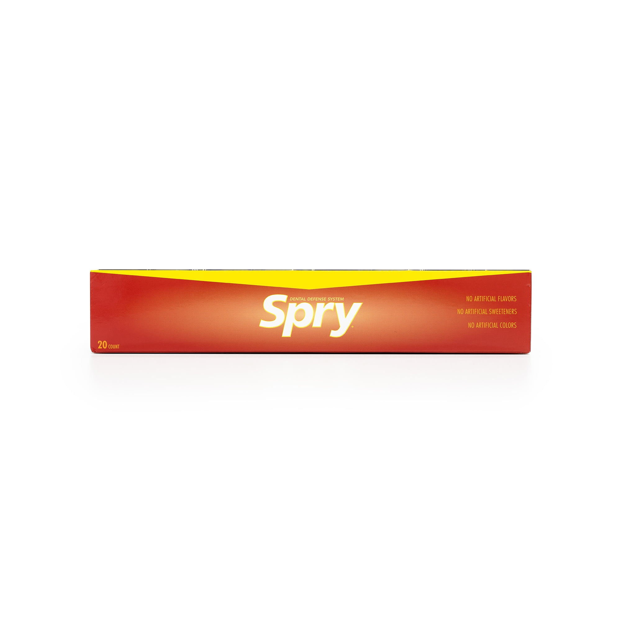 Spry Natural Xylitol Chewing Gum Aspartame-Free Sugar-Free Cinnamon 10 Piece Blister Cards 20 pack