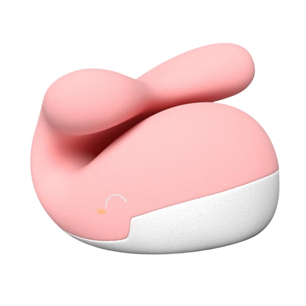 Almohada de espuma viscoelástica para la siesta, almohada de viaje para el cuello, almohada de apoyo Rosa