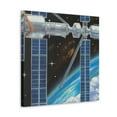 thumbnail image 2 of Space Station Splendor - Canvas, 2 of 10