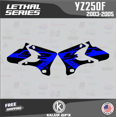 thumbnail image 3 of Kalair GFX Graphics Kit for Yamaha YZ250F (2003-2005) Lethal Series, 3 of 5