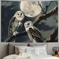 thumbnail image 2 of Orinice Owls Full Moon Tapestry Wall Hanging Unique Style Graphic Tapestries for Home Wall Decor Art Living Room Bedroom Dorm Apartment Farmhouse Decoration 40x30inch, 2 of 6