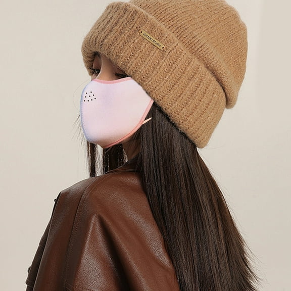 Winter Ski Mask Fleece Lined Warm Breathable Windproof Face Mask Outdoor Riding Cycling Cold Weather Protection Multi Purpose Full Face Mask