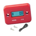 thumbnail image 5 of Dualoai Motorcycle Hour Meter Multifuntional Hourmeter for Marine Motocross ATVS Red, 5 of 9