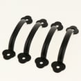 thumbnail image 4 of SM SunniMix, 102 x 22 mm, Black, Metal Alloy Cabinet & Furniture Pulls with Drawer Handle 8 Piece, 4 of 6