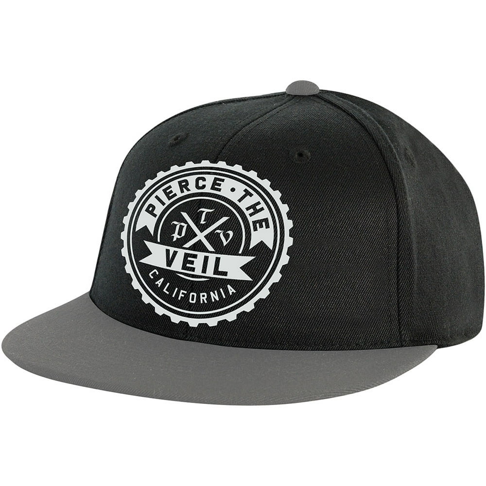 Pierce The Veil Pierce The Veil Men's PTV Gear Baseball Cap Black