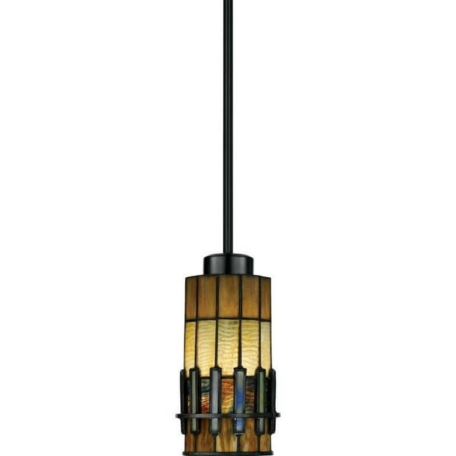 Quoizel Automne Ridge Rod Suspendu Mini Pendentif en Bronze Vintage