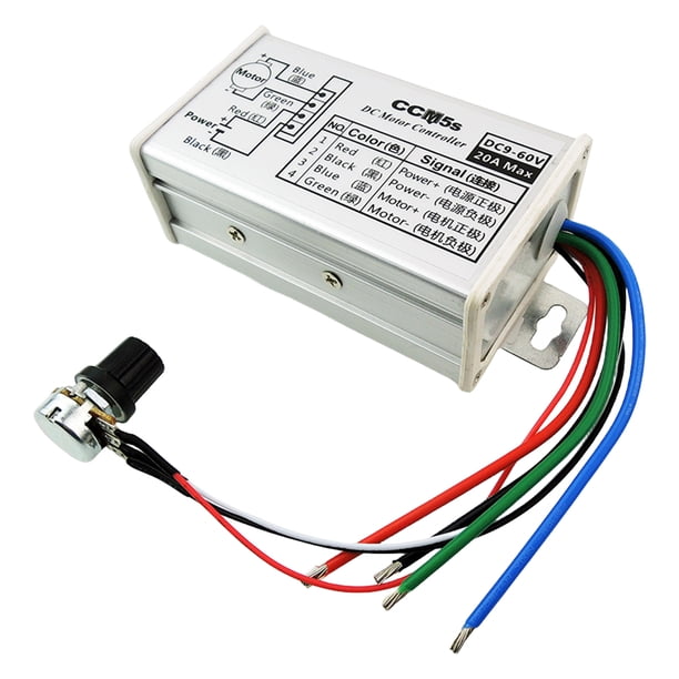 DC9-60V 9-60V PWM DC controlador velocidad del continuo 12V 24V 60V MAX 20A modulador ancho pulso interruptor controlador velocidad del