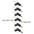 thumbnail image 6 of Upgraded USB-C PD to DC Power Connector Type C to DC Jack Plug Charging Adapter Converter for Router Monitor 19.5V/20V, 6 of 18