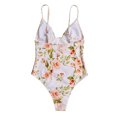thumbnail image 4 of 2025 Clearance! asdoklhq Plus Size Swimsuits for Women,Women Solid Lace Bikini Set Push Up Swimsuit Beachwear Padded Swimwear, 4 of 9