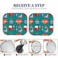 thumbnail image 6 of Xecao Medical Elements for Foldable Car Sun Shades (2-Pack) offer sun protection with an easy-fold design for convenient windshield shading., 6 of 7
