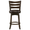 thumbnail image 3 of Coaster Murphy Wood Counter Height Swivel Bar Stool Dark Cherry and Brown, 3 of 12