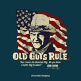 thumbnail image 2 of Old Guys Rule Men's John Wayne - Wave The Flag T-Shirt, 2 of 2