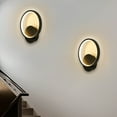 thumbnail image 3 of Yeacher Applique Murale Moderne Aluminium Noir Fer à Fil Dur DEL Décoration Intérieure, 3 of 8