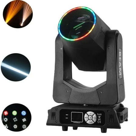 200W LED Beam Moving Head DJ Lighting New DJ Equipment Gobo with Ring Circle