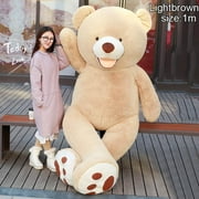 Teddy Bear Big Stuffed Toy Cover Huge Skin DIY Dolls Plush Soft Gift For Christmas