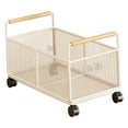 thumbnail image 4 of Siruishop Rolling File Cart Book Storage Portable with Wheels for Crafts Handbag Books L L, 4 of 7