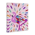 thumbnail image 4 of Stupell Industries Flamingo Feather Flair Animals Painting Wrapped Canvas Art Print Wall Art, 16 x 20, 4 of 8