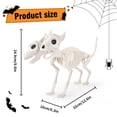 thumbnail image 2 of Joicee, diseño de esqueleto de perro de Halloween, 30 cm, con forma de espeluznante punzón, 2 of 7