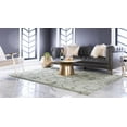 thumbnail image 3 of Rugs Botanical Shag Collection Green Shag Area Rug, 8' x 10', Ultra-Soft, 3 of 9