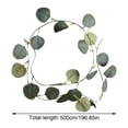 thumbnail image 3 of Eucalyptus Leaves Light 16.4FT 50 Lights Artificial Light Strings Garland Greenery Battery Operated with Timer Decor for Room Wedding Party Garden Table Christmas Easter Spring, 3 of 6