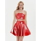 thumbnail image 3 of Falda grande para mujer, ropa de actuación en el escenario de discoteca, falda plisada para mujer, 3 of 3