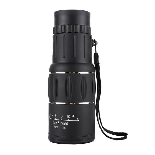 Striped Design Telephoto Lens Monocular Telescope 16x Magnification 52mm Aperture Clear Observation Companion For Outdoor Adventures Shaft 2000 Digital Wheel Truing Stand Calibration Vertical Limit