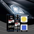 thumbnail image 1 of Líquido restaurador de faros de automóvil, solución para reparar plásticos, rayones, amarilleamiento y limpieza de faros, 100 ml, 1 of 9