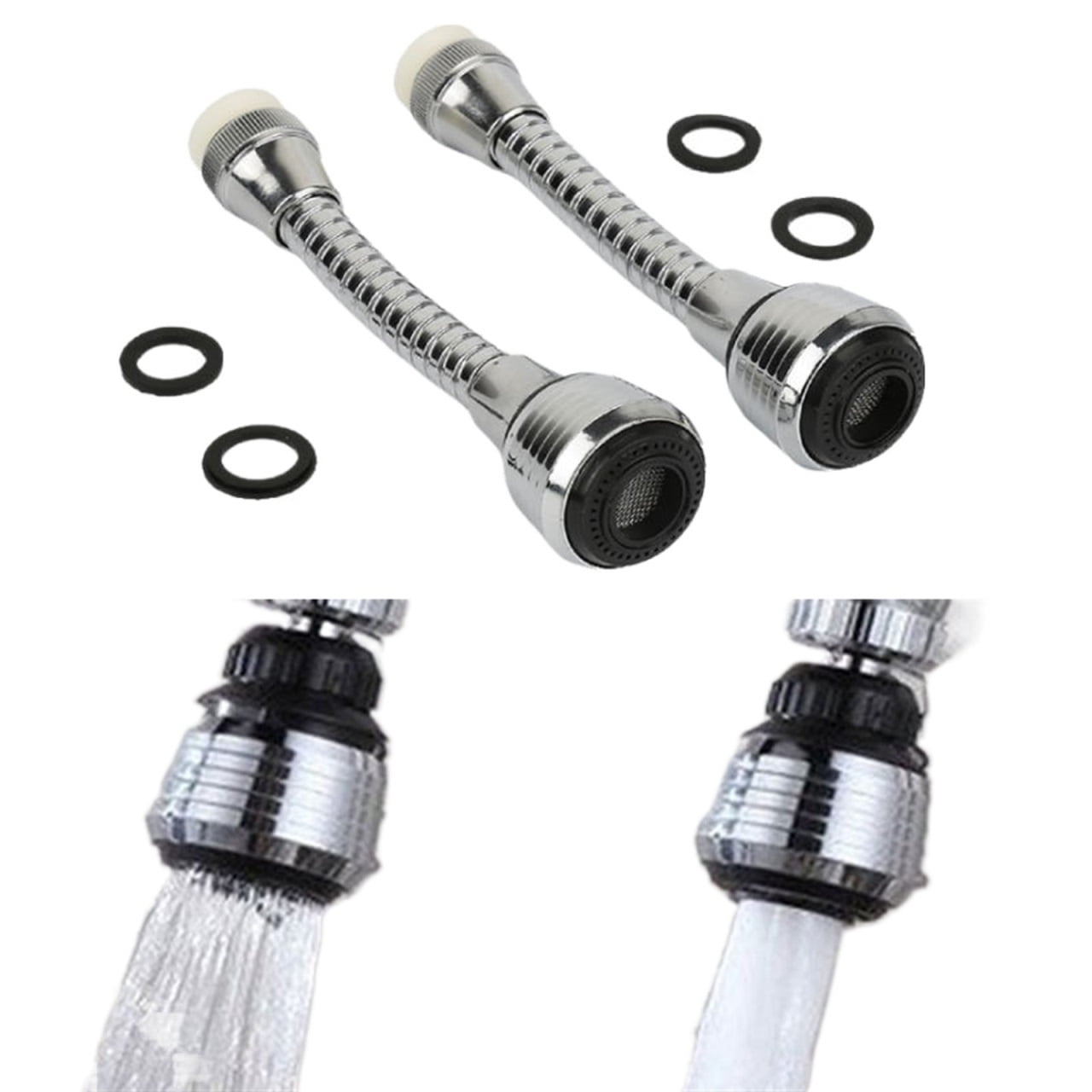 Rotate Kitchen Faucet Aerator Diffuser Bubbler High Pressure Faucet Extender Water Saving Bathroom Kitchen Accessories ,Easy to Use