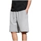 thumbnail image 2 of pstuiky Pantalones cortos de entrenamiento para hombre, Pantalones cortos deportivos de entrenamiento físico de color sólido para hombre, transpirables, con bolsillos, estilo crop top, 2 of 7