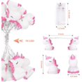 thumbnail image 5 of Guirnalda de luces LED para guardería, lindo unicornio rosa, animal para luces navideñas, luces decorativas para pared, ventana, árbol, fiesta, patio y jardín, dormitorio para niños, sala de esta, 5 of 5