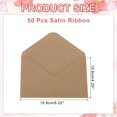 thumbnail image 2 of Uxcell Invitation Envelopes, Greeting Card Envelopes Flat-Flap for Mailing Weddings and Birthdays Brown, 2 of 7