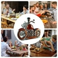 thumbnail image 4 of Motorcycle Whiskey Decanter Motorcycle Whisky Wine Bottle Decanter Glass Motorbike Whiskey Bottle 3D Sculpted Creative Empty Wine Bottles for Champagne Vodka Kitchen Restaurant, 4 of 9