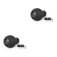 thumbnail image 1 of relayinert Universal Car Gear Knob - Comfortable And Reliable Replacement Speed Fashionable High-end Texture Black 2Set, 1 of 6