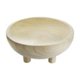 thumbnail image 3 of veasfak Footed Bowl Countertop Dessert Display Stand for Home Decor Entryway Kitchen wood, 3 of 9