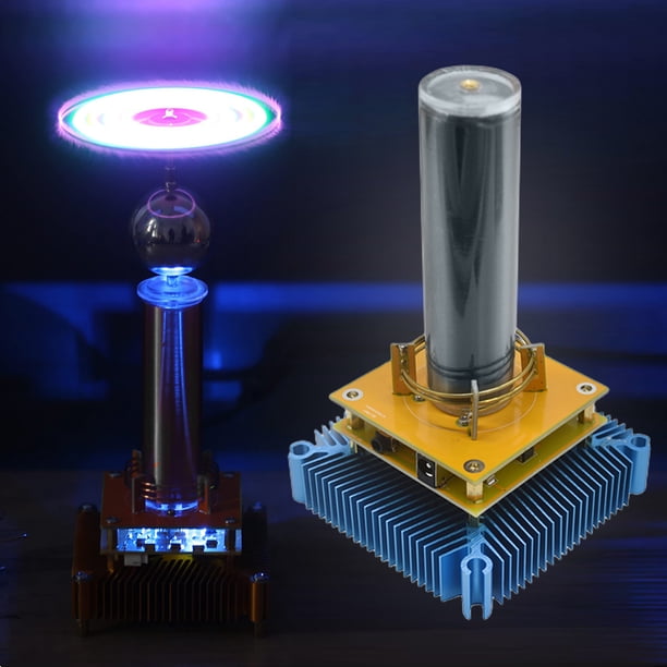 Accesorios para equipos de audio DC8-32V Tesla Coil Arc Iluminación inalámbrica Música Tesla Coil para educación científica JShteea Nuevo