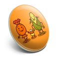 thumbnail image 2 of Candy Corn Family Halloween Metal 1.1" Tie Tack Hat Lapel Pin Pinback, 2 of 4
