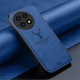 thumbnail image 2 of For OnePlus 13 Case Deer Pattern Cloth Texture PU Leather Hybrid Phone Cover - Grey, 2 of 5