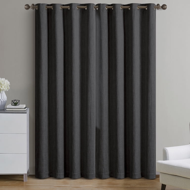 Better Homes & Gardens Blackout Grommet Curtain Black photo 5