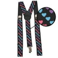 thumbnail image 4 of Dress Up America Heart Suspenders for Adults - Party Y Back Adjustable Suspenders for Men, Women, and Teens, 4 of 5