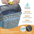 thumbnail image 2 of Travel Cooler Bag - Pioneer Flower Floral Print Pattern Camping Beer Cooler Backpack with Bottle Opener- Waterproof Insulated Picnic Backpacks - Cooler Bag for Beach, 2 of 6