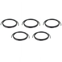 5pcs 6mm x 4mm Pneumatic Air Compressor PU Hose Pipe 3 Meters Black