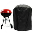 thumbnail image 1 of Funda para parrilla portátil y liviana, funda protectora impermeable y a prueba de polvo para barbacoas al aire libre, 25" de largo x 27" de ancho x 35" de alto, resistente a la intemperie y duradera, 1 of 6