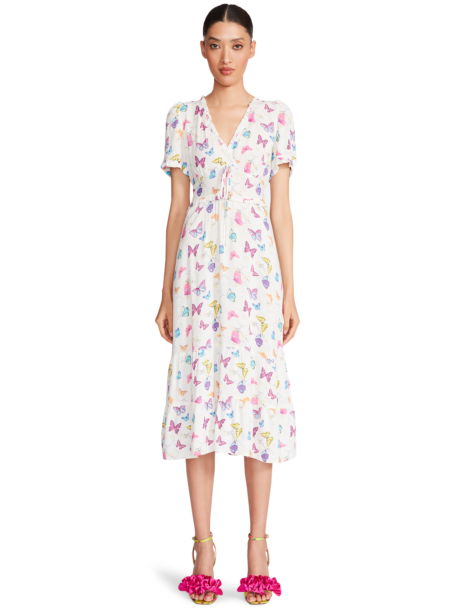 Luv Betsey By Betsey Johnson Women's Martina Midi Dress