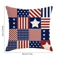 thumbnail image 3 of Beautynvta 4th of July Pillow Covers, 18x18 Inch, American Flag Stars Stripes Patriotic Throw Cushion Case for Independence Day, Memorial Day, 250th Anniversary Decor, 3 of 6