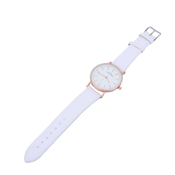 Reloj de pulsera sencillo para mujer, con función de color, de cuarzo, moderno (morado degradado).