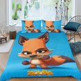 thumbnail image 2 of Zoo Battle Arena Conjunto de sábanas temático, trío de piezas, cómodo y amigable con la piel, diseño único, regalo de decoración para el hogar para familiares, amigos y fans,140cm *210cm, 2 of 6